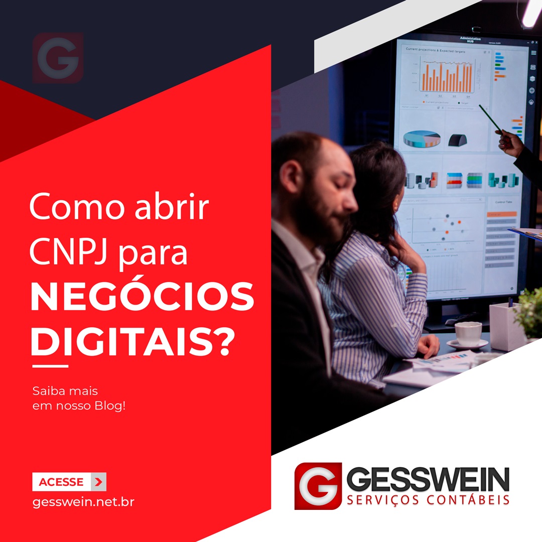 Como abrir CNPJ para negócios digitais - Gesswein Serviços Contábeis